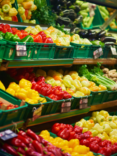 supermarket vegetable store food grocery background