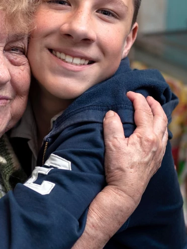 grandma and grandson